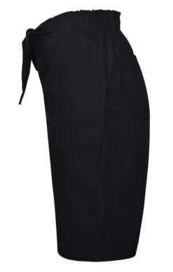 Ladies Linen Mix Shorts -House Of Bruar TP32162BLACK 2