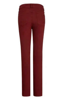 Ladies Coloured Denim Jeans -House Of Bruar TP40001BURGUNDY 2 1