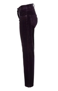 Ladies Cord Jeans -House Of Bruar TP50000AUBERGINE 2