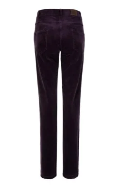 Ladies Cord Jeans -House Of Bruar TP50000AUBERGINE 3
