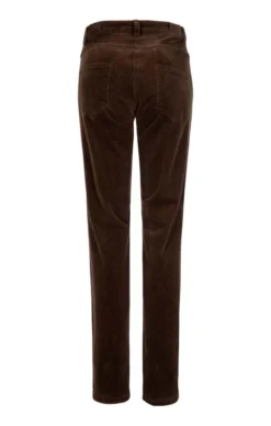Ladies Cord Jeans -House Of Bruar TP50000DKBROWN 2