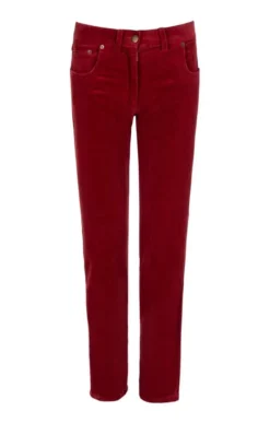 Ladies Cord Jeans -House Of Bruar TP50000GARNET 1