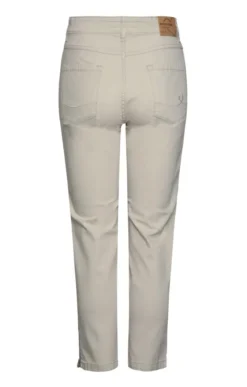 Ladies Denim Crop Zip Ankle Jeans -House Of Bruar TP74110BEIGE 2 1