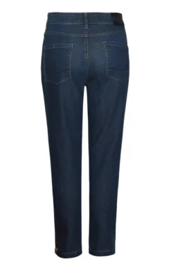 Ladies Denim Crop Zip Ankle Jeans -House Of Bruar TP74110DKDENIM 2 1