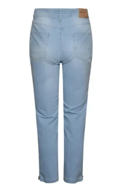 Ladies Denim Crop Zip Ankle Jeans -House Of Bruar TP74110LTDENIM 2