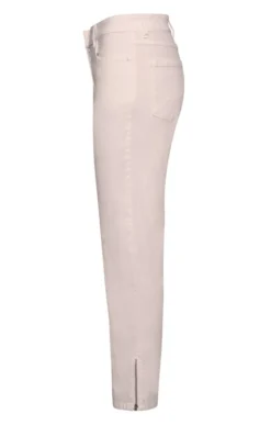 Ladies Denim Crop Zip Ankle Jeans -House Of Bruar TP74110LTPINK 1