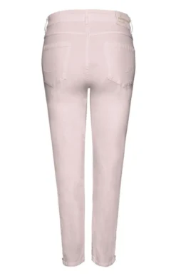 Ladies Denim Crop Zip Ankle Jeans -House Of Bruar TP74110LTPINK 2 1