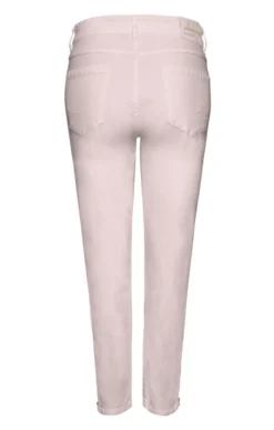 Ladies Denim Crop Zip Ankle Jeans -House Of Bruar TP74110LTPINK 2