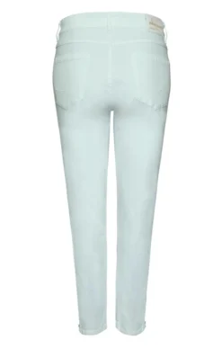 Ladies Denim Crop Zip Ankle Jeans -House Of Bruar TP74110MINT 2