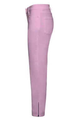 Ladies Denim Crop Zip Ankle Jeans -House Of Bruar TP74110PINK 1 1