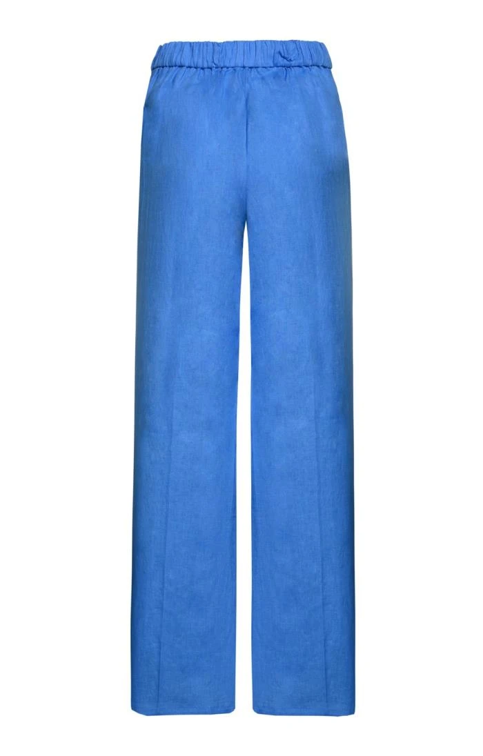 Ladies Pomodoro Linen Wide Trousers 3 Ladies Pomodoro Linen Wide Trousers - Image 3
