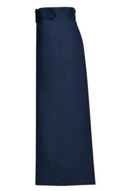 Ladies Chino Long Skirt -House Of Bruar TQ11012NAVY 2
