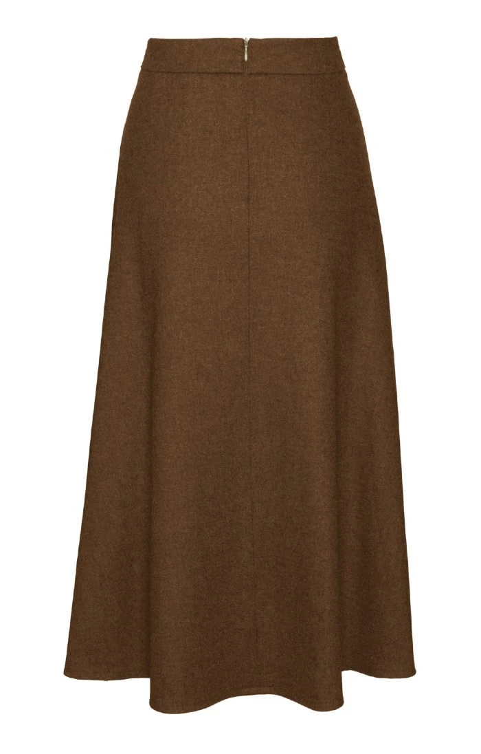 Ladies Button Swing Skirt 5 Ladies Button Swing Skirt - Image 5