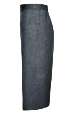Ladies Flannel Tailored Skirt 28 Ladies Flannel Tailored Skirt -House Of Bruar TQ11104CLIFFTOPGREYMEL 1