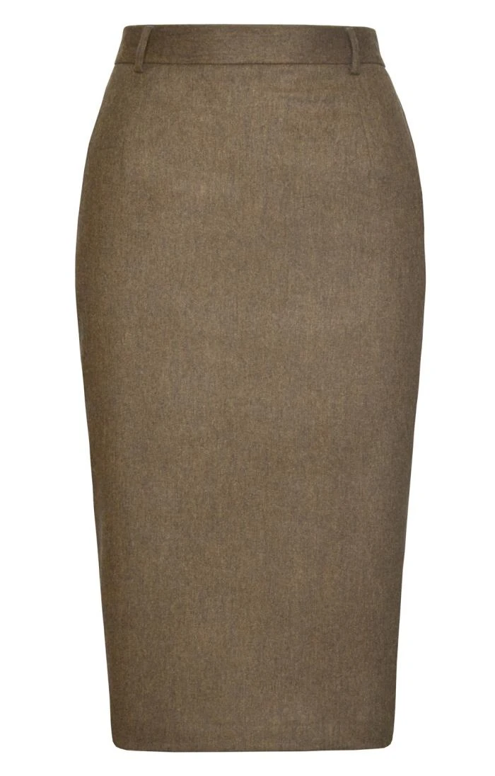 Ladies Flannel Tailored Skirt 1 Ladies Flannel Tailored Skirt