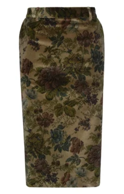 Ladies Tailored Velvet Skirt