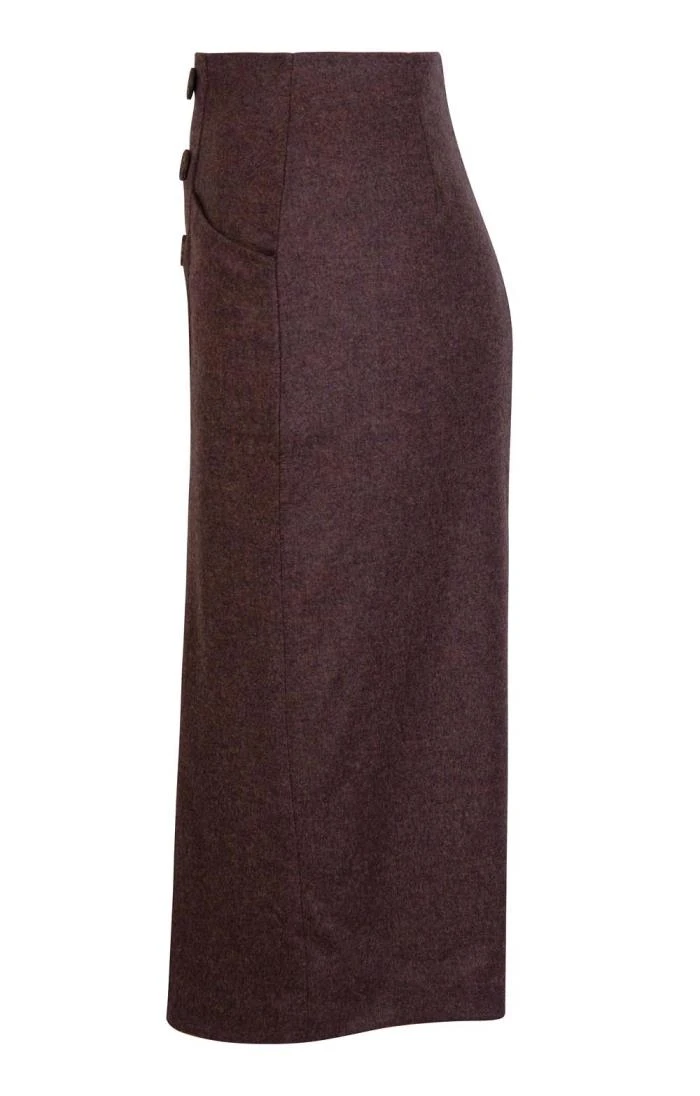 Ladies Double Vent Flannel Skirt 7 Ladies Double Vent Flannel Skirt - Image 7