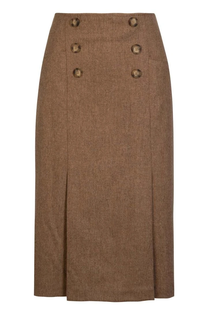 Ladies Double Vent Flannel Skirt 11 Ladies Double Vent Flannel Skirt - Image 11