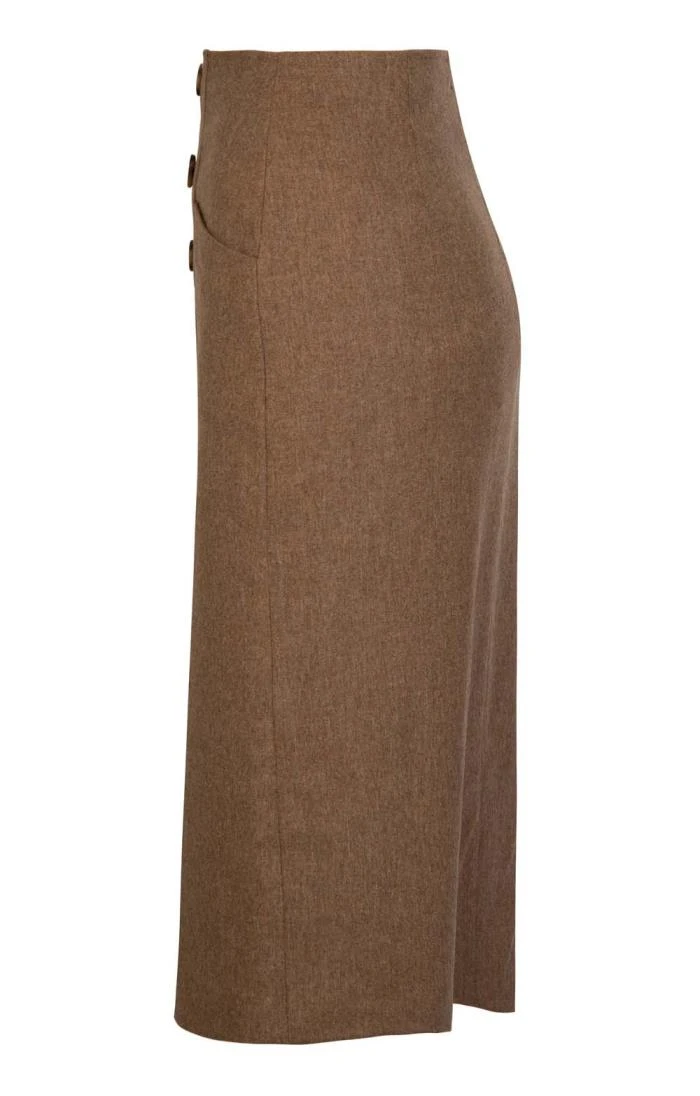 Ladies Double Vent Flannel Skirt 12 Ladies Double Vent Flannel Skirt - Image 12