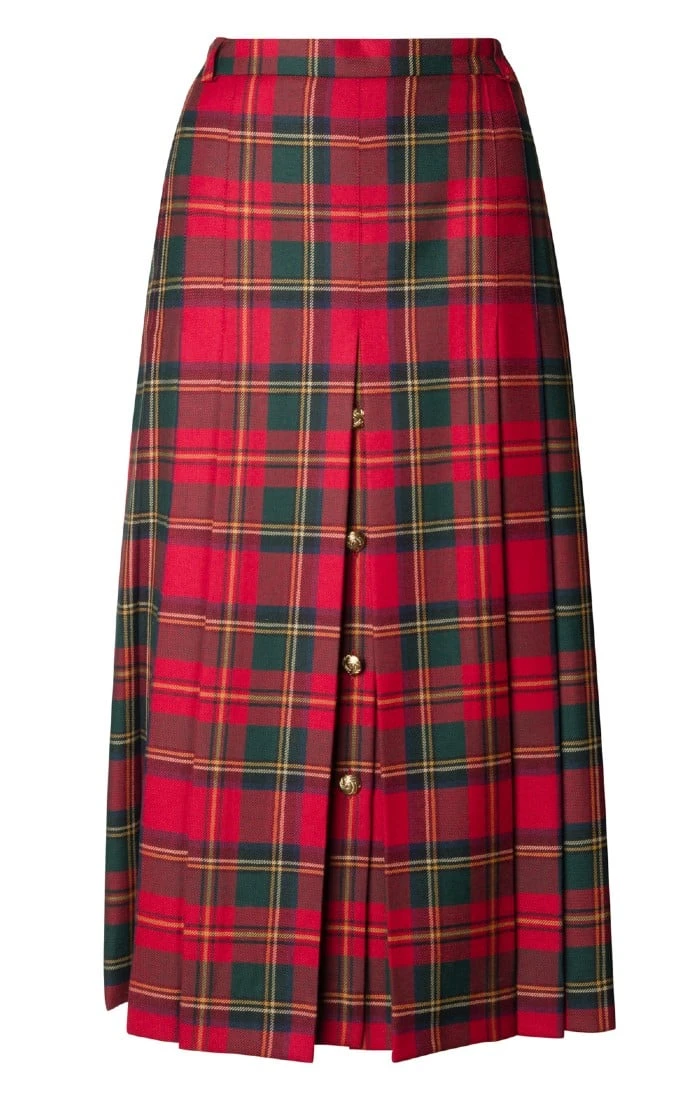 Ladies Gold Button Skirt 8 Ladies Gold Button Skirt - Image 8