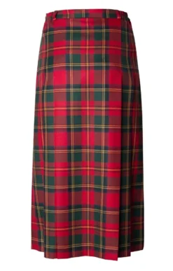 Ladies Gold Button Skirt 19 Ladies Gold Button Skirt -House Of Bruar TQ11225MUTEDRED 3