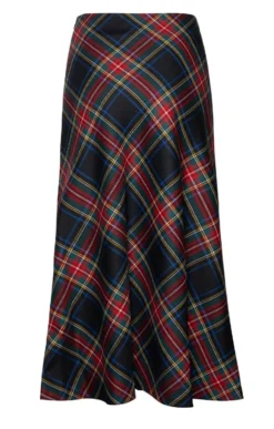 Ladies Plaid Bias Skirt 16 Ladies Plaid Bias Skirt -House Of Bruar TQ11255BLACKSTEWART 2