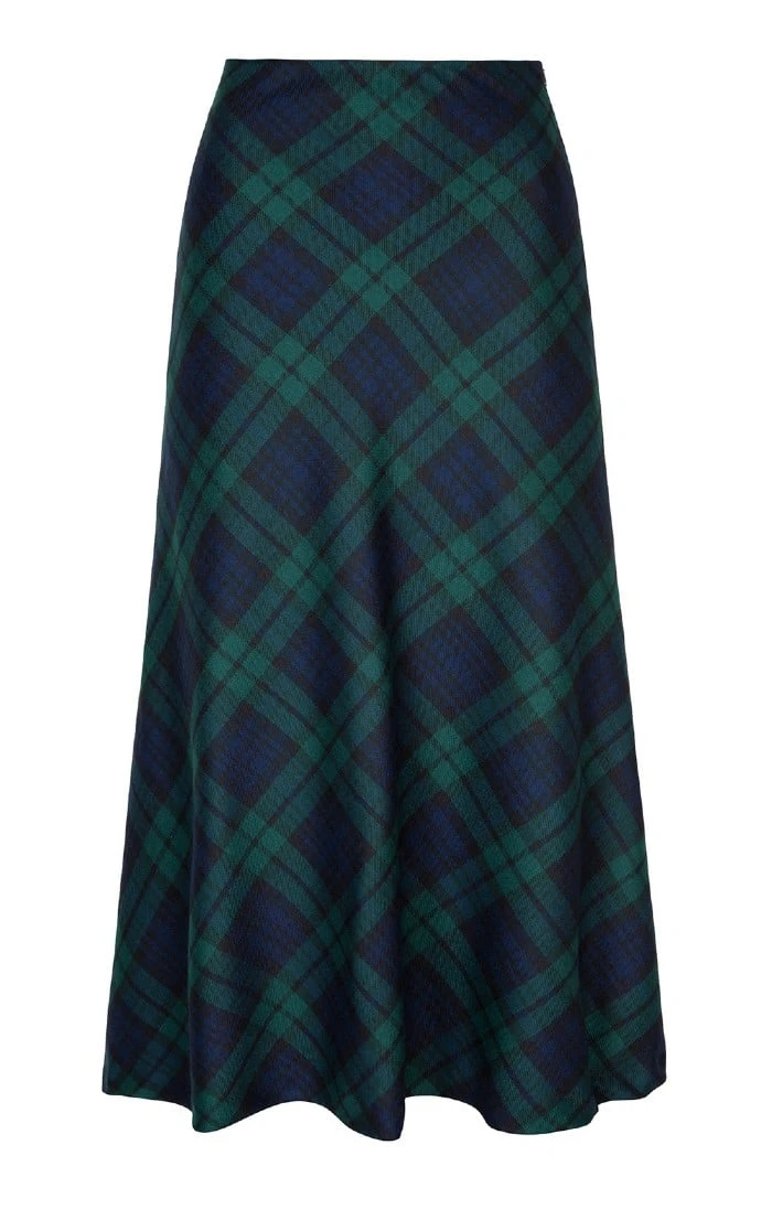 Ladies Plaid Bias Skirt 4 Ladies Plaid Bias Skirt - Image 4
