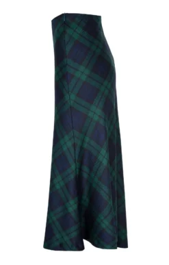 Ladies Plaid Bias Skirt 18 Ladies Plaid Bias Skirt -House Of Bruar TQ11255BLACKWATCH 2