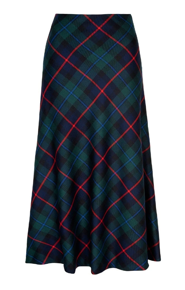 Ladies Plaid Bias Skirt 7 Ladies Plaid Bias Skirt - Image 7