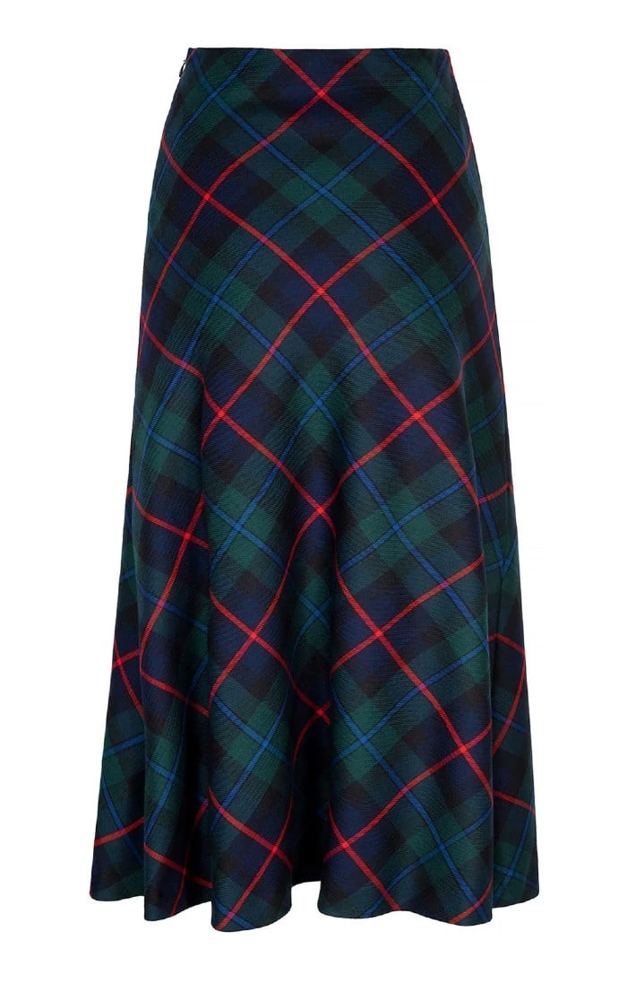Ladies Plaid Bias Skirt 9 Ladies Plaid Bias Skirt - Image 9