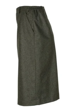 Ladies Classic Flannel Skirt 10 Ladies Classic Flannel Skirt -House Of Bruar TQ11265LODEN 1