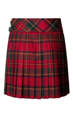 Ladies Plaid Short Kilt 23 Ladies Plaid Short Kilt -House Of Bruar TQ11280MUTEDRED 3