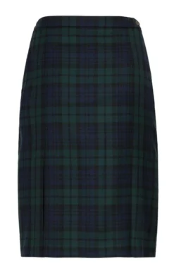 Plaid Invert Pleat Skirt -House Of Bruar TQ11385BLACKWATCH 2