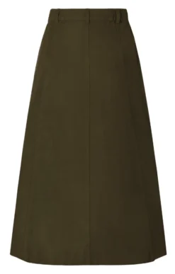 Ladies Moleskin Long Skirt 37 Ladies Moleskin Long Skirt -House Of Bruar TQ12016OLIVE 3