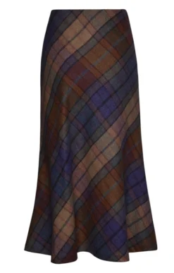 Ladies Tweed Swing Skirt -House Of Bruar TQ12150AUTUMNHTHRCHK 2