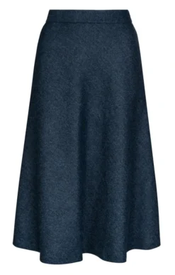 Ladies Tweed Swing Skirt -House Of Bruar TQ12150MIDNIGHTBLUEHB 2