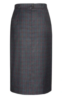 Ladies Invert Pleat Skirt -House Of Bruar TQ20050CHARCOALGC 2