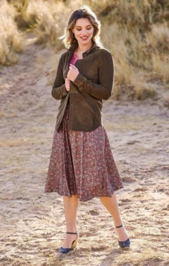 Ladies Floaty Print Skirt