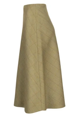 Ladies Wool Swing Skirt -House Of Bruar TQ22063WINDOWPANE 1