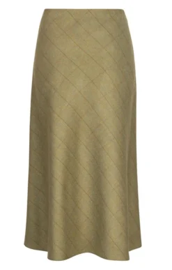 Ladies Wool Swing Skirt -House Of Bruar TQ22063WINDOWPANE 2