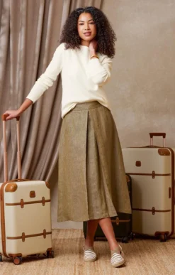 Ladies Linen Lomond Skirt