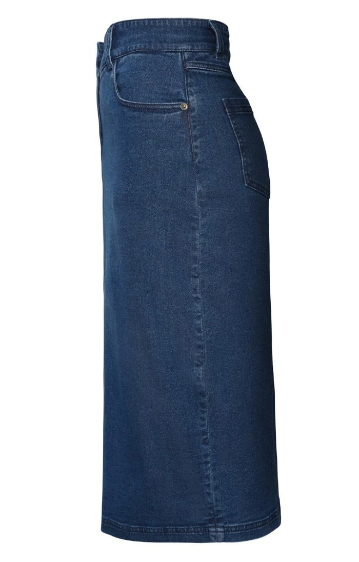 Ladies Denim Pencil Skirt 3 Ladies Denim Pencil Skirt - Image 3