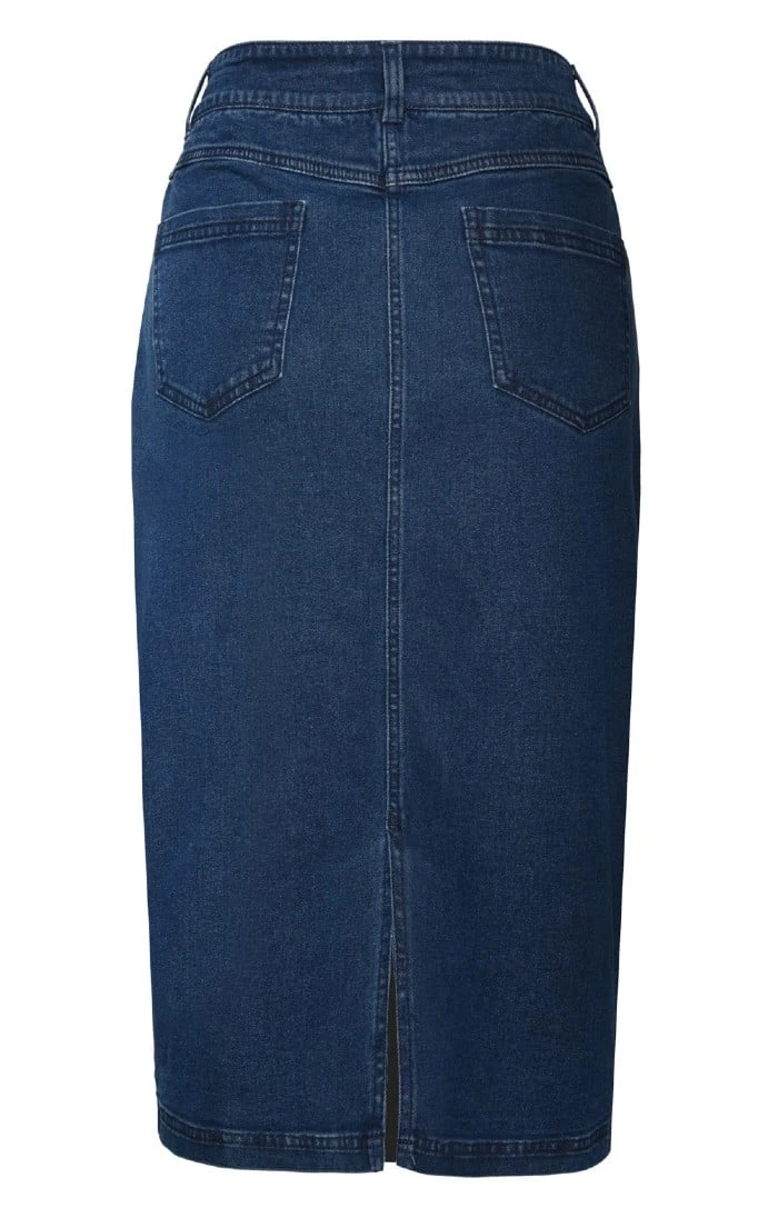 Ladies Denim Pencil Skirt 4 Ladies Denim Pencil Skirt - Image 4