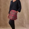 Ladies Tartan Mini Skirt