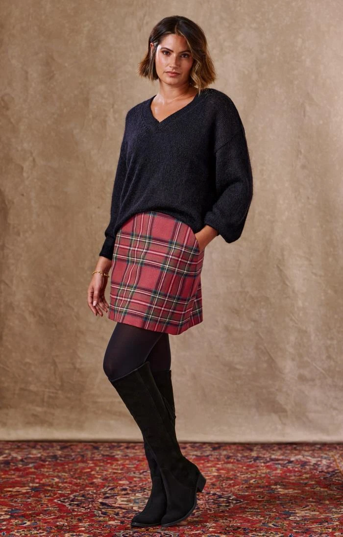 Ladies Tartan Mini Skirt 1 Ladies Tartan Mini Skirt