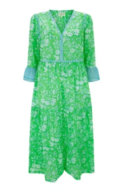 Ladies Hayden Cotton Dress 6 Ladies Hayden Cotton Dress -House Of Bruar TQ23074JAPANESEFLWRAPPLE 2