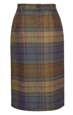 Ladies Tweed Invert Skirt 22 Ladies Tweed Invert Skirt -House Of Bruar TQ23102HIGHLANDDAWN 2
