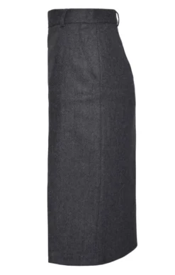 Ladies Tweed Invert Skirt 26 Ladies Tweed Invert Skirt -House Of Bruar TQ23102MIDNIGHTBLUEHB 1