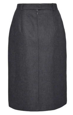 Ladies Tweed Invert Skirt 27 Ladies Tweed Invert Skirt -House Of Bruar TQ23102MIDNIGHTBLUEHB 2