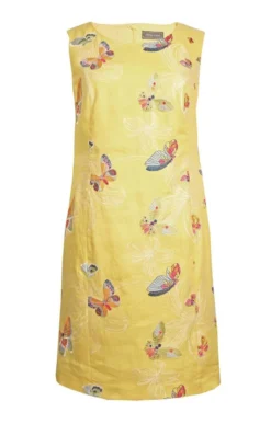 Ladies Butterfly Linen Dress
